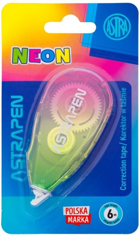 Korektor w taśmie biurowy ASTRAPEN Neon Line - 1 s
