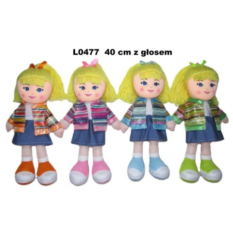 LALKA SZMACIANKA 40CM MIX Z GŁOSEM