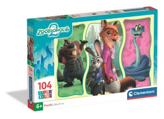 PUZZLE 104EL CLM SUPER COLOR ZOOTOPIA 2 PUD6