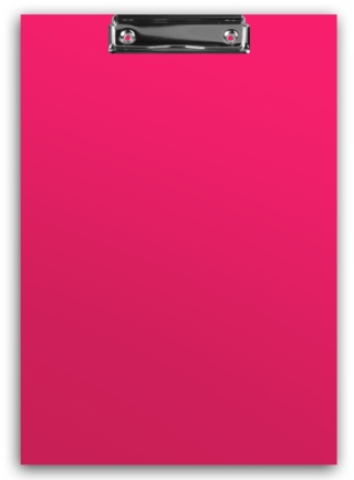 Panmate Deska z klipem A4 Kolor róż malinowy