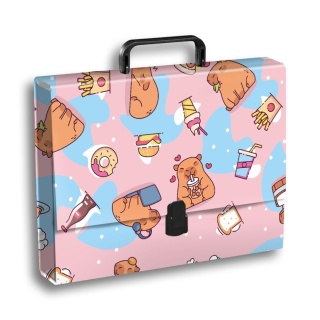 Penamte Teczka z rączką A4 T0121 Kapibara Food fol