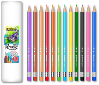 Penmate Kolori Kredki automatyczne w tubie 12 kolo