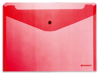 Penmate Koperta na zatrzask A4 PP-231 czerwona