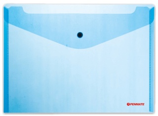 Penmate Koperta na zatrzask A4 PP-231 niebieska