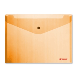 Penmate Koperta na zatrzask A4 PP-231 pomarańczowa