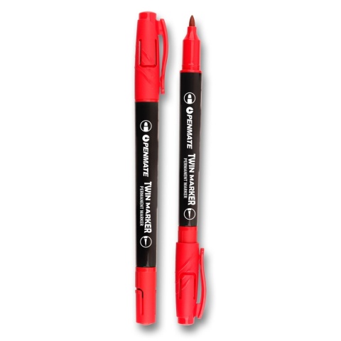 Penmate Marker Permanentny dwustronny czerwony
