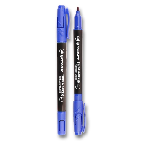 Penmate Marker Permanentny dwustronny niebieski