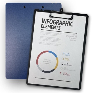 Penmate Morandi Deska z klipem A4 granatowa