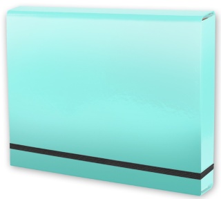 Penmate Teczka A4 Lux na gumkę Kolor błękit lodowy