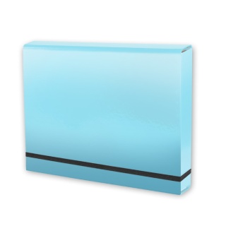 Penmate Teczka A4 Lux na gumkę Kolor błękit