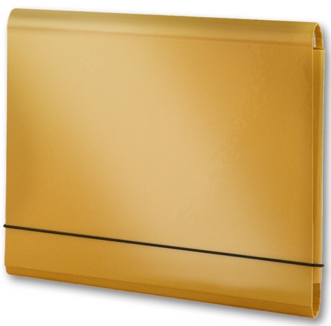 Penmate Teczka łamana A4 na gumkę Kolor złota