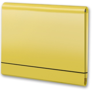 Penmate Teczka łamana A4 na gumkę Kolor żółcień ja