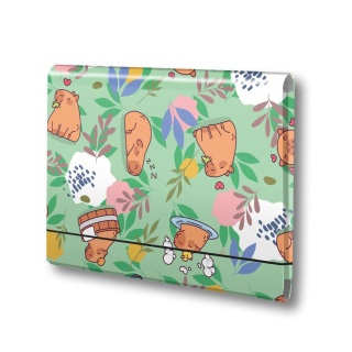 Penmate Teczka łamana A4 na gumkę T0120 Kapibara Ł