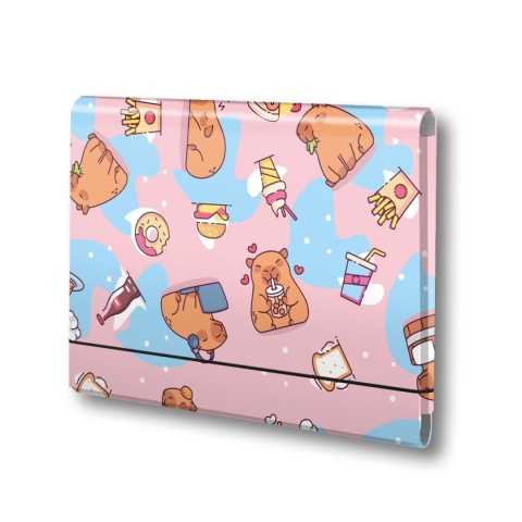 Penmate Teczka łamana A4 na gumkę T0121 Kapibara F