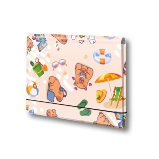 Penmate Teczka łamana A5 T0119 Kapibara Plaza foli