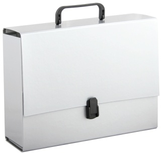 Penmate Teczka z rączką A4 10 cm Kolor srebrna