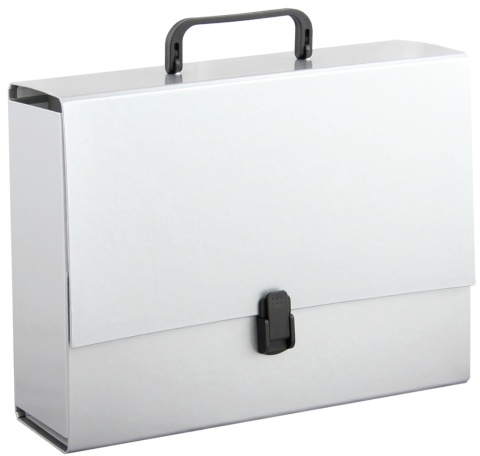 Penmate Teczka z rączką A4 10 cm Kolor srebrna