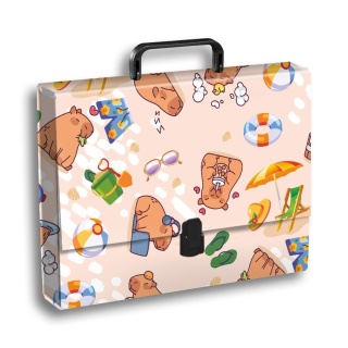 Penmate Teczka z rączką A4 T0119 Kapibara Plaża fo