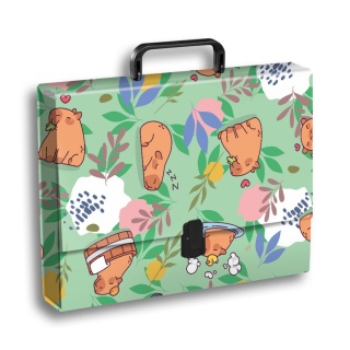 Penmate Teczka z rączką A4 T0120 Kapibara Łąka fol