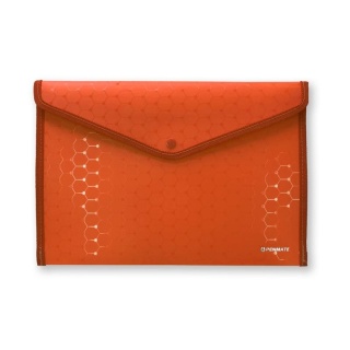 Penmate koperta na zatrzask A4 Lux pomarańczowa
