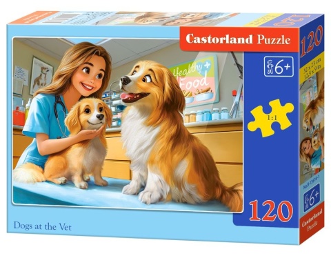 Puzzle 120 el. Dogs at the Vet