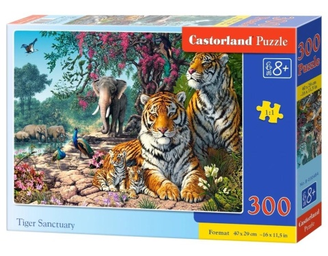 Puzzle 300 el. Tiger Sanctuary