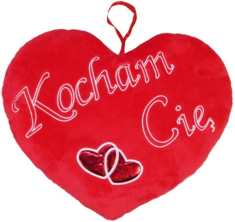 SERCE 'KOCHAM CIĘ' 48CM