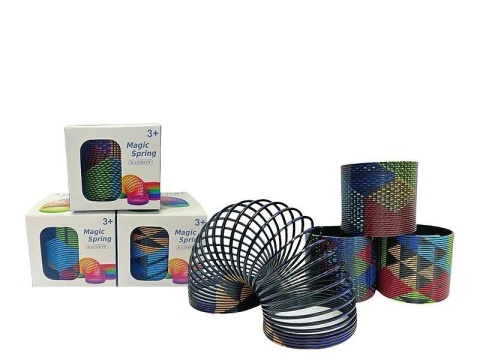 SPRĘŻYNA TĘCZOWA METALICZNA PUD