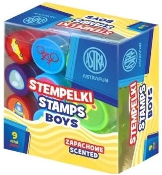 Stempelki zapachowe ASTRAFUN BOYS - 9 szt