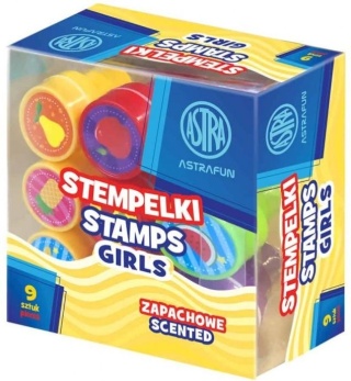 Stempelki zapachowe ASTRAFUN GIRLS - 9 szt