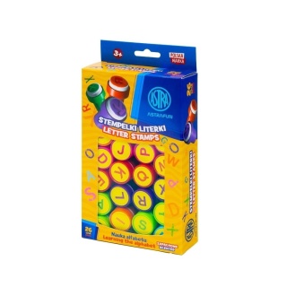 Stempelki zapachowe, nauka alfabetu ASTRAFUN liter