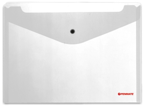 TECZKA KOPERTOWA A4 NA ZATRZASK PP-231 BEZBARWNA