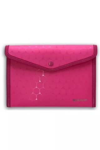 TECZKA KOPERTOWA A5 NA ZATRZASK LUX RÓŻOWA