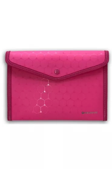 TECZKA KOPERTOWA A5 NA ZATRZASK LUX RÓŻOWA