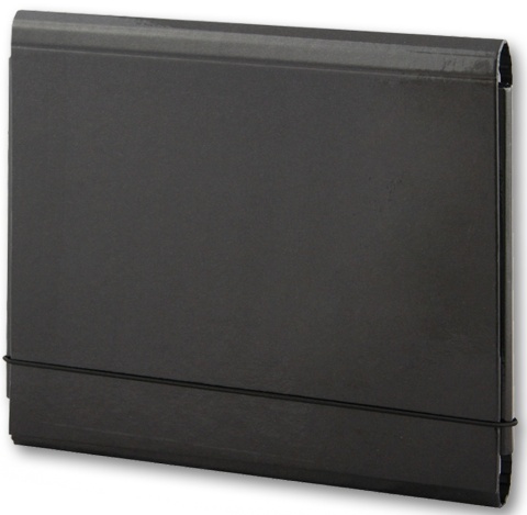 TECZKA ŁAMANA A4 Z GUMKĄ CZARNA PENMATE