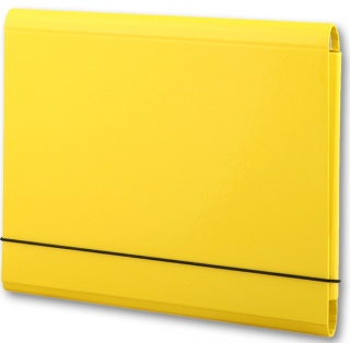 TECZKA ŁAMANA A4 Z GUMKĄ ŻÓŁTA PASTELOWA PENMATE