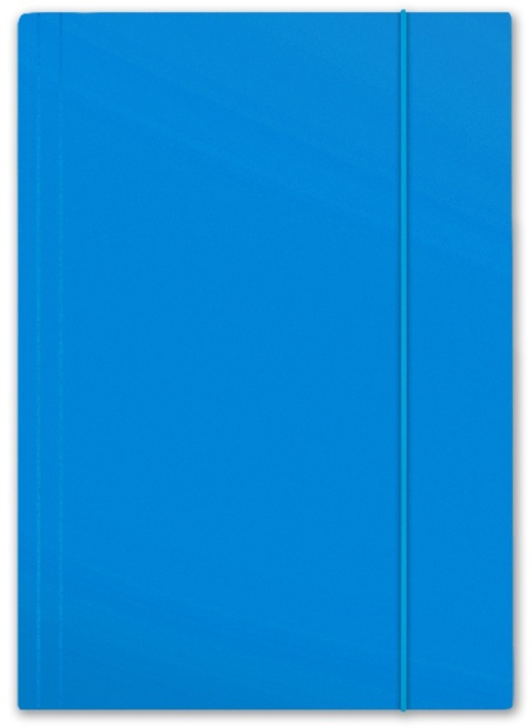 TECZKA Z GUMKĄ A4 PLUS TOP 600G BŁĘKITNA