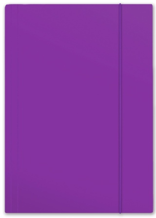 TECZKA Z GUMKĄ A4 PLUS TOP 600G FIOLETOWA