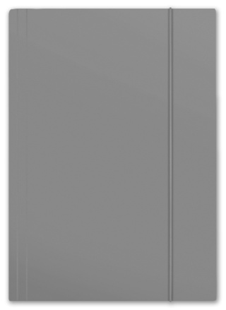 TECZKA Z GUMKĄ A4 PLUS TOP 600G SZARA