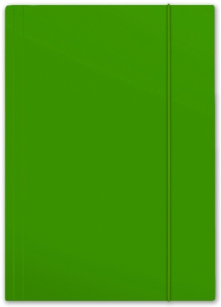 TECZKA Z GUMKĄ A4 PLUS TOP 600G ZIELONA