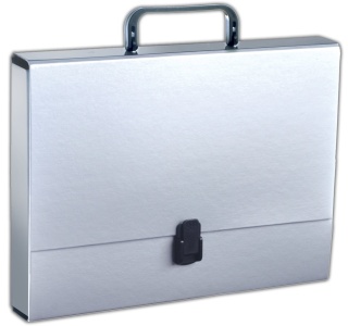 TECZKA Z RĄCZKĄ A4 SREBRNA PENMATE