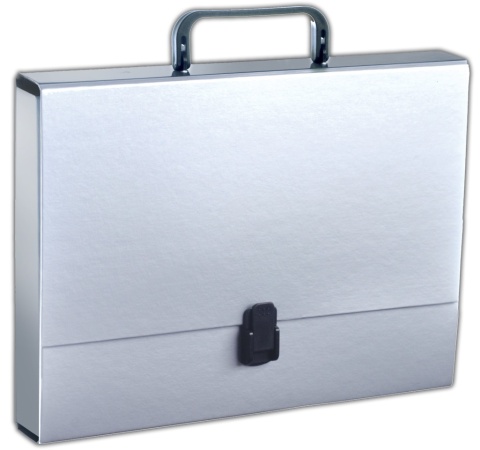 TECZKA Z RĄCZKĄ A4 SREBRNA PENMATE