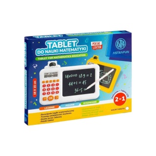 Tablet do nauki matematyki LCD ASTRAFUN 19×15 cm +
