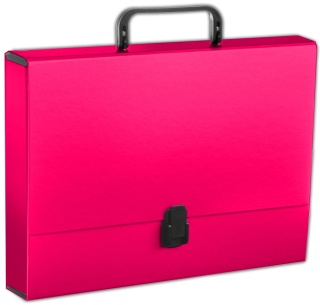 Teczka z rączką A4 Kolor róż malinowy