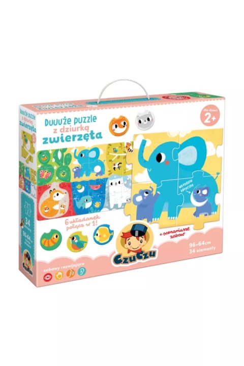 UKLADANKA EDUK PUZZLE DUUUZE ZWIERZETA CZU PUD
