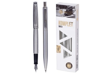 Zestaw ZENITH SILVER - Pióro wieczne + Długopis au