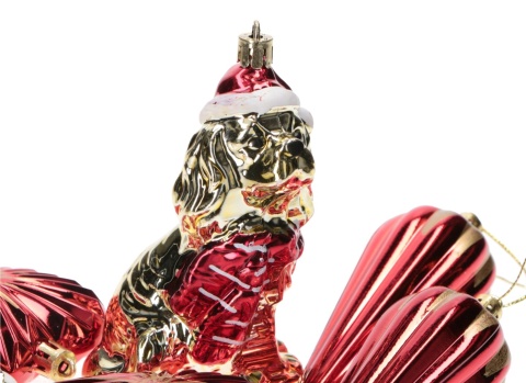 Zestaw bombek 6szt mix Piesek/Serce/Sopel