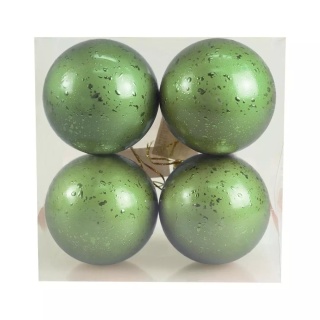 Zestaw bombek z efektem rosy (4 szt.) - szałwiowy