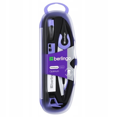 Berlingo Zestaw kreślarski "Optimum" z cyrklem