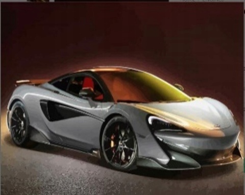 DIAMENTOWA MOZAIKA AUTO SPORTOWE SZARE W SALONIE